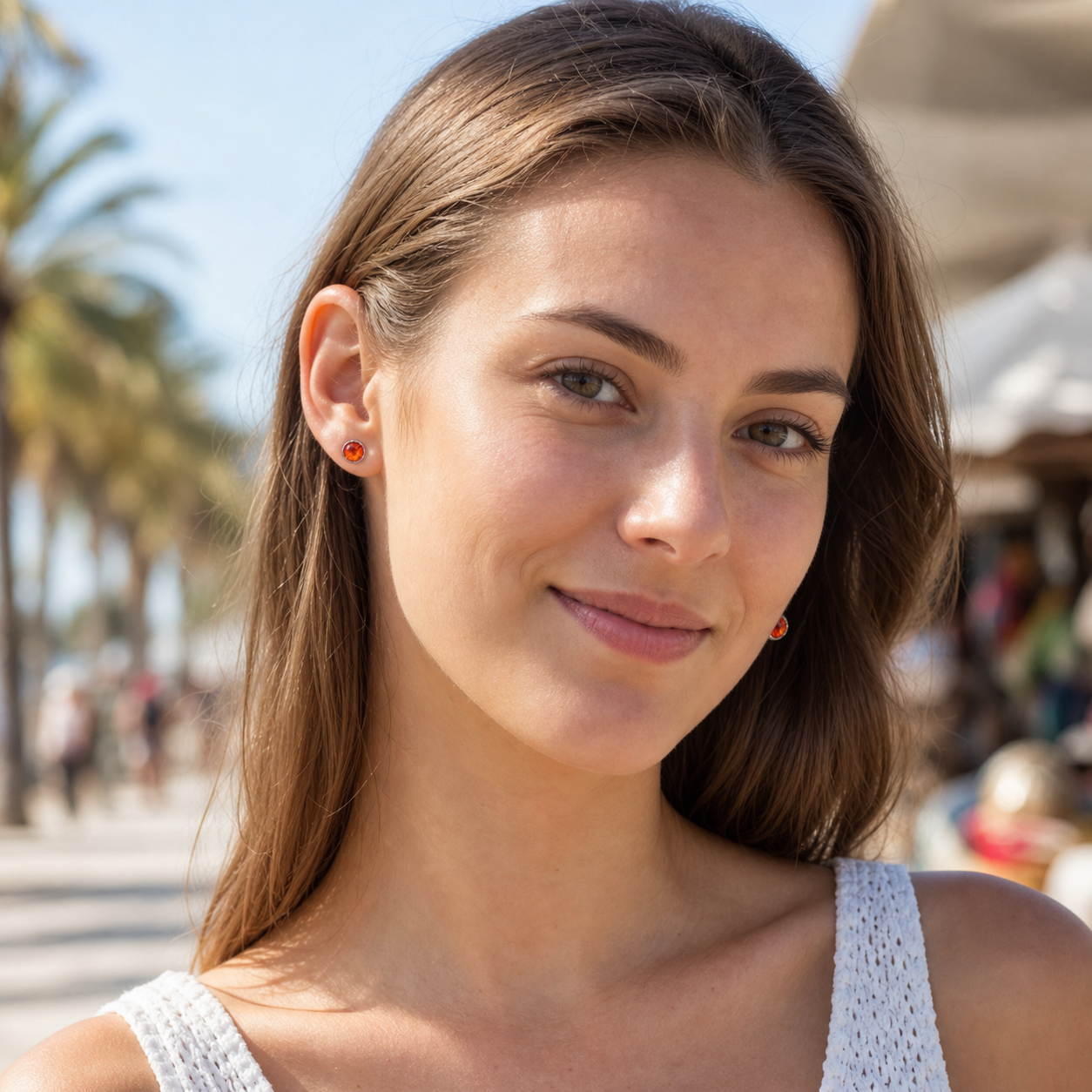 Murano Colour Earrings - Image 2