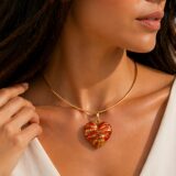 Geo Heart Pendant